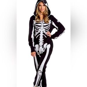 Tipsy Elves Youth XL Skeleton Jumpsuit Costume